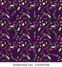 hand drawn flower seamless pattern. Can use for print, template, fabric, presentation, textile, banner, poster, wallpaper