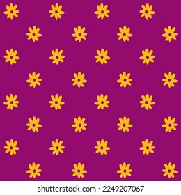 Hand Drawn Flower Seamless Pattern