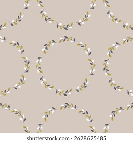 hand drawn flower seamless pattern