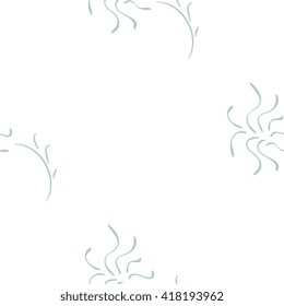 Hand drawn flower seamless pattern. Floral stylish color background. Vector modern repeating texture