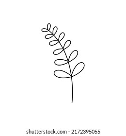 Hand drawn flower template vector