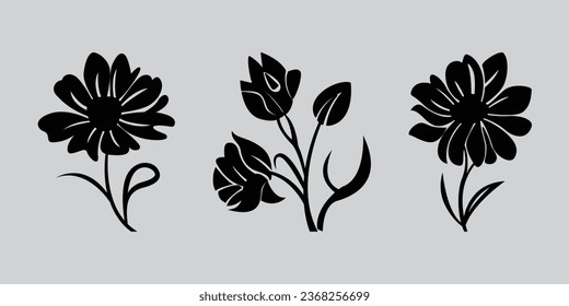 Hand Drawn Flower Vector illustration
