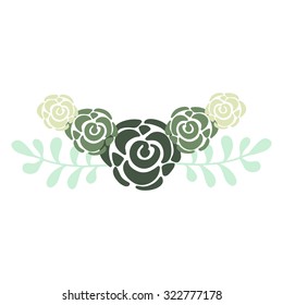 Hand drawn flowers