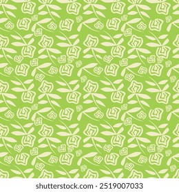 Hand Drawn Flowers background print for textile. The drawn flowers beautiful illustration for the fabric. Design ornament pattern seamless.