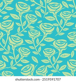 Hand gezeichnet Blumen Hintergrunddruck für Textil. Die gezeichneten Blumen schöne Illustration für den Stoff. Design Ornament Muster nahtlos.