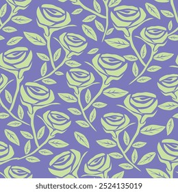 Hand Drawn Flowers background print for textile. The drawn flowers beautiful illustration for the fabric. Design ornament pattern seamless.