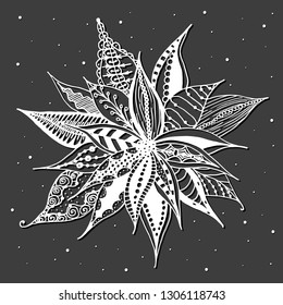 Hand drawn flowers in doodle style. Vector artwork different patterns. Love bohemia concept for wedding invitation card, ticket, branding, boutique logo, label.