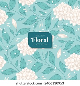 hand drawn flowers floral pattern 1 