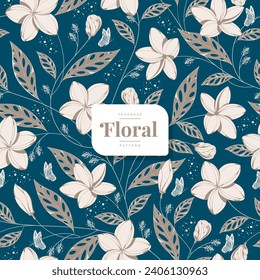 hand drawn flowers floral pattern 11