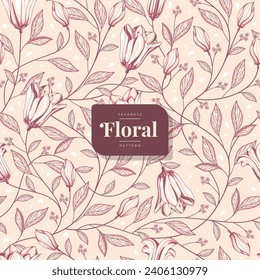 flores dibujadas a mano patrón floral 15