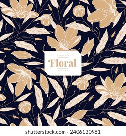 hand drawn flowers floral pattern 7