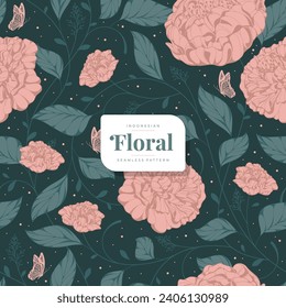 hand drawn flowers floral pattern 21