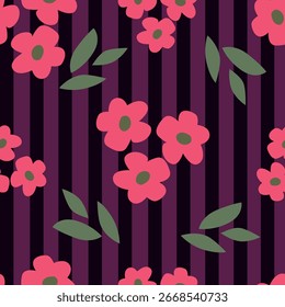 Flores desenhadas à mão. Fundo sem costura com flores bonitas abstratas. Ornamento de design vetorial para papel; capa; tecido; decoração interior; têxtil; tecido; papel de parede; design de superfície; etiqueta; embalagem
