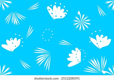 Hand drawn flowers, seamless patterns with floral design for decorative, wall, wallpaper, wrapping paper, fabric, silk, scarf, book, wall, backdrop 