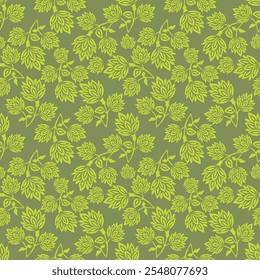 Hand drawn flowers, seamless patterns with floral for fabric, textiles, clothing, wrapping paper, cover, banner, interior decor, abstract backgrounds.