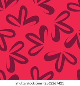 Hand drawn flowers, seamless patterns with floral for fabric, textiles, clothing, wrapping paper, cover, banner, interior decor, abstract backgrounds.
