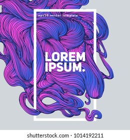 Hand drawn fluid shape design. Artistic graphic element. Eps10 vector Hand drawn fluid shape design. Artistic graphic element. Eps10 vector