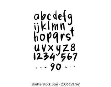 Estilo de caligrafía del tipo de letra dibujado a mano para decorativo, afiche, tarjeta, fondo, logotipo.