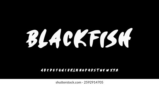 Hand Drawn font letters alphabet font Uppercase and for design vector and illustration