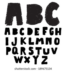 hand drawn font,doodle alphabet,abc