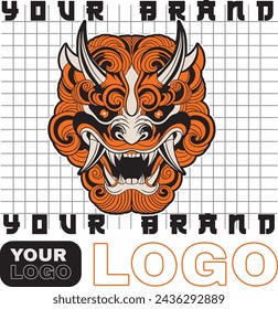 Hand Drawn Foo Dog Illustration Stock Vector	
