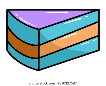 Hand drawn Food Cake Illustration