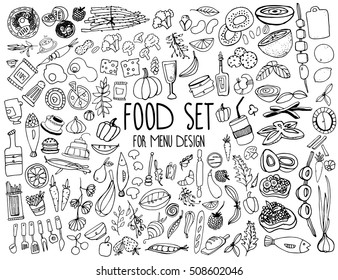 Food Line Drawing Vector Art, Icons, and Graphics for Free Download