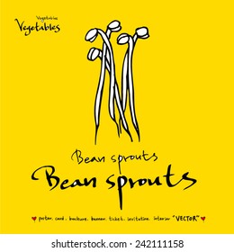 Hand drawn food ingredients / food menu illustrations