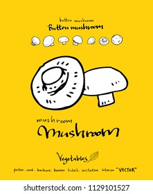 Hand drawn food ingredients - vegetable and fruit illustrations - vector