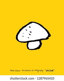 Hand drawn food ingredients - vegetable and fruit illustrations - vector