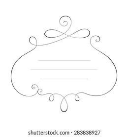 Hand drawn frame