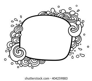 Hand drawn frame