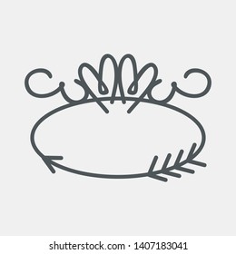 Hand drawn frame and
