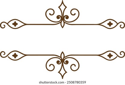 Marcos y Anuncios dibujados a mano. Bueno para tarjetas de felicitación, invitaciones de boda, menú de restaurante, certificados reales y Diseño gráfico.