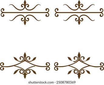 Hand drawn frames and banners.Good for greeting cards, wedding invitations, restaurant menu, royal certificates and graphic design.