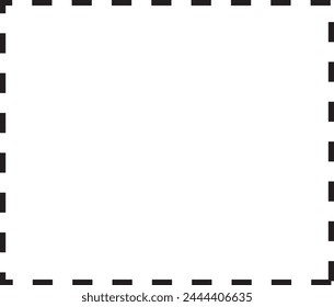 Hand drawn frames. Hand drawn square frame. Vector borders grunge template set.