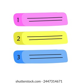 Hand drawn free form abstract shapes for text background