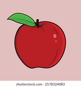 Hand drawn Fruit Cartoon Vector Illustration
