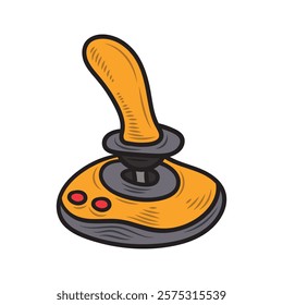 Hand Drawn Gadget Illustration Colored - Game Console