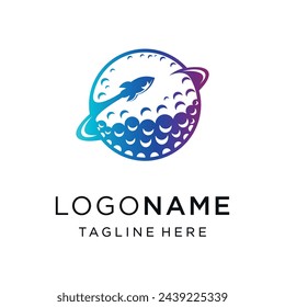 Hand drawn galaxy logo inspiration eps 10