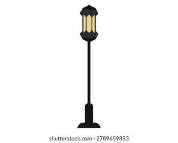 Hand Drawn Garden Light Pole