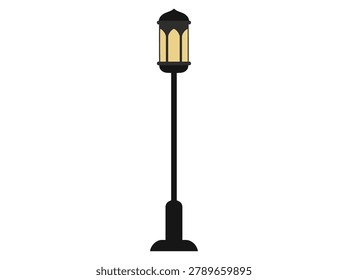 Hand Drawn Garden Light Pole