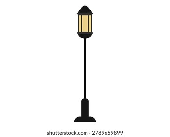 Hand Drawn Garden Light Pole