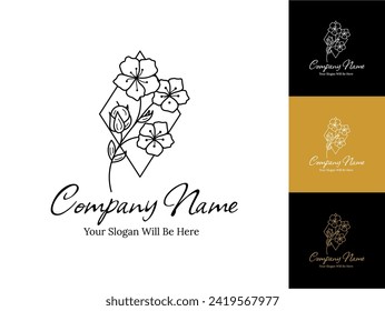 Hand Drawn Garden Logo Design