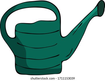 Hand drawn garden tools. Vector sketch illustration