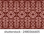 Hand drawn geometric African Ikat paisley embroidery. ethnic oriental ikat seamless pattern. abstract illustration design for wallpaper. Tribal ethnic vector texture. Aztec style. Folk embroidery.