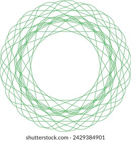 hand drawn geometric circles, many circles pen, complex element figure