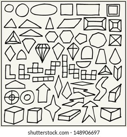 Hand Drawn Geometric Shapes