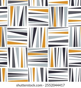 Hand Drawn Geometrical Repeat pattern design Vector Illustartion 