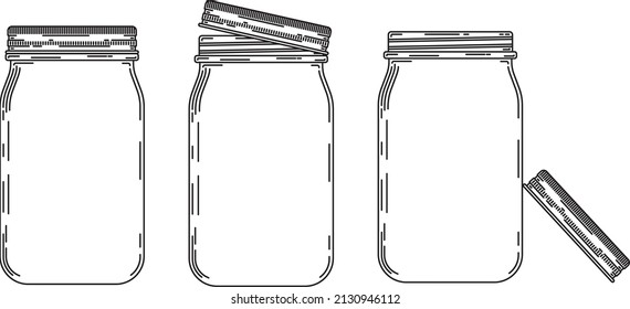 handgezeichnete Glaskeramikkunst Vektorgrafik